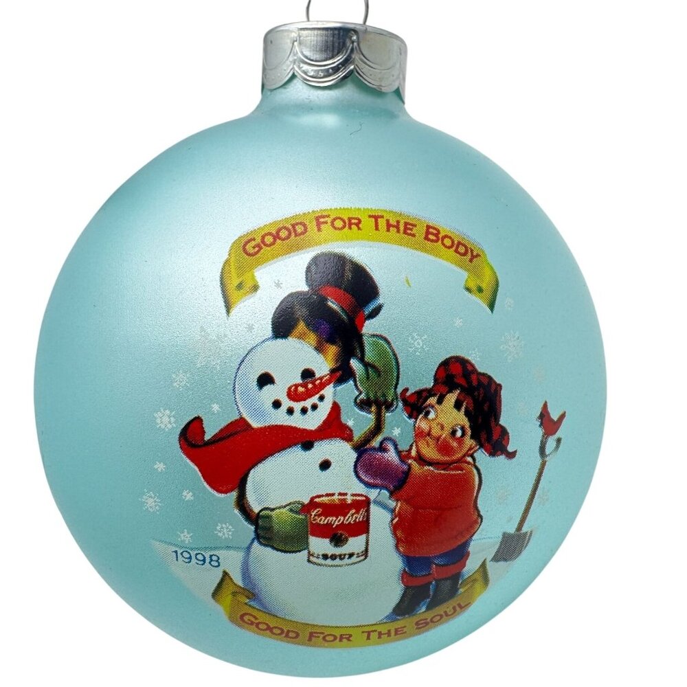 Campbells 1998 Collectors Edition Ornament Christmas "Good for the Soul" Vtg